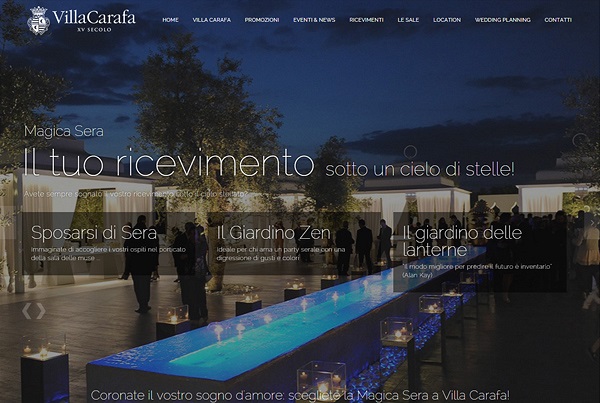 Villa Carafa Web Site